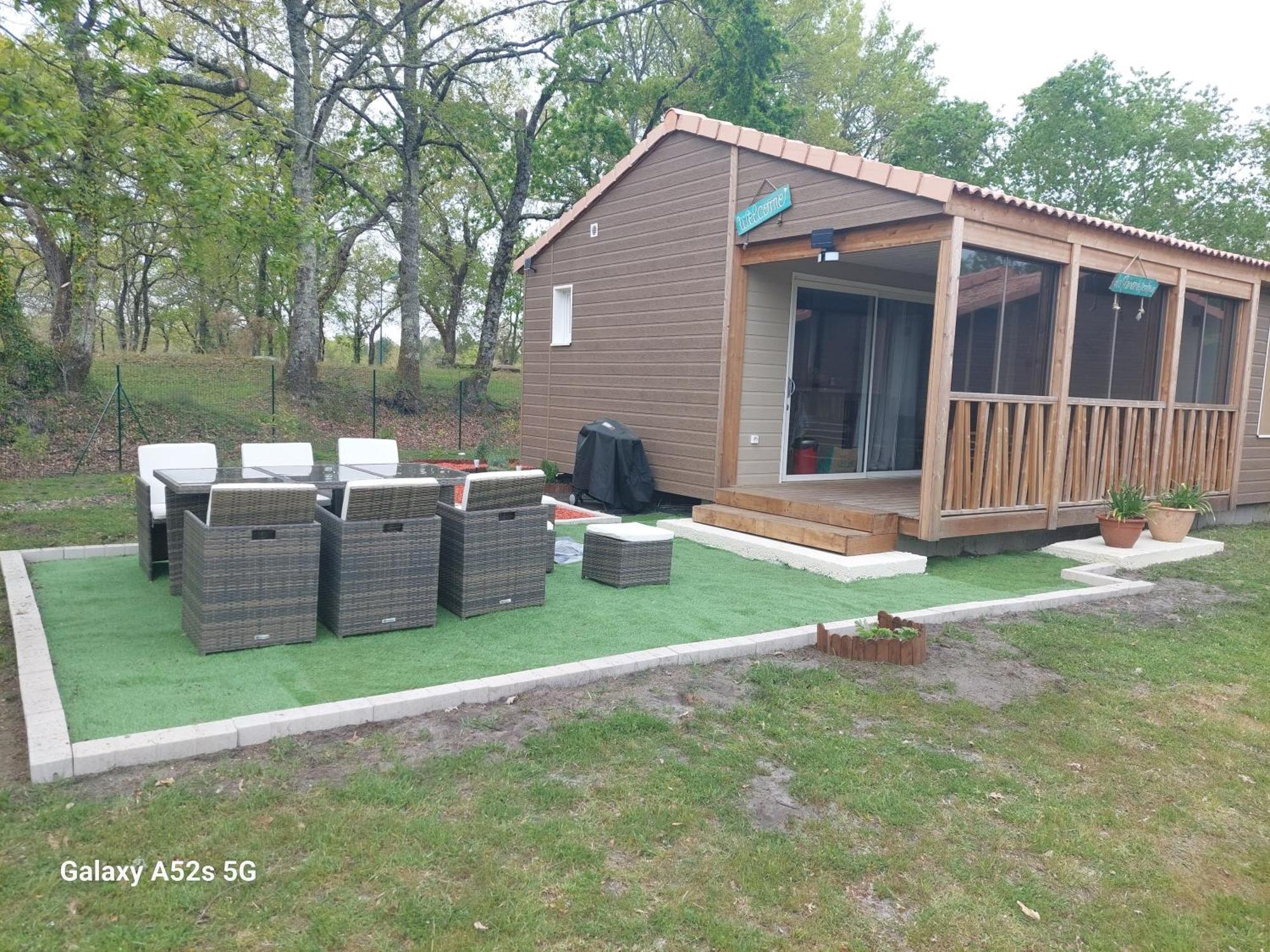 La Cabane 27 ~ Chalet Cosy Au Bord Du Lac De Peyre Labouheyre Ngoại thất bức ảnh